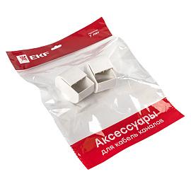 Заглушка (40х40) (4 шт) Plast Белый PROxima ecw-40-40x4 EKF