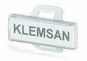KLEMSAN Маркировка кабеля плоская KBE 1 11x32мм, (без надписей), под стяжку 520110