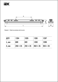 Светильник светодиодный ДСП 1306 36Вт 4500К IP65 1200мм серый пластик IEK LDSP0-1306-36-4500-K01 IEK