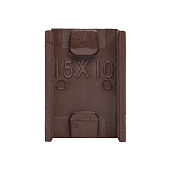 Соединитель (15х10) (4 шт) Plast под темное дерево PROxima cond-15-10x4 EKF
