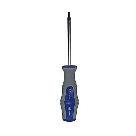 Отвертка Ultra Grip Torx Tamper-25 х 100 мм CR-V, двухкомпонентная рукоятка (1 шт.) подвес 910-065  КОБАЛЬТ