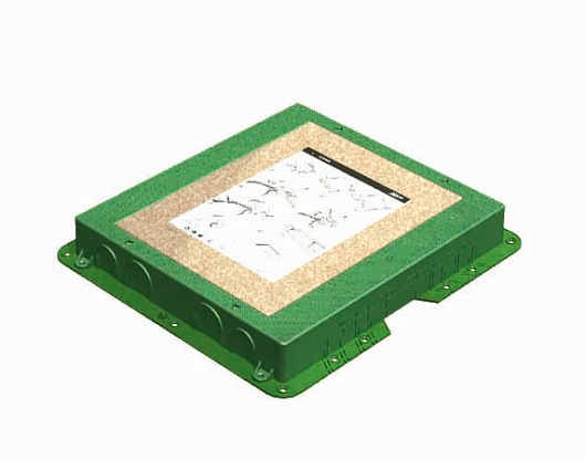 Изображение товара Коробка для монтажа в бетон люков Simon G401 419х384мм