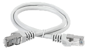 Шнур коммутационный (патч-корд), кат.6А S/FTP, LSZH, 3м, серый (PC01-C6ASL-3M) ITK
