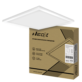 Светильник светодиодный ДВО/ДПО 40Вт ДВО-02-4040-ОПАЛ 4000К 3600Лм 595х595х25 равном засветка IP40 4690612038803 NEOX