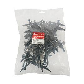 Хомут дюбельный черный (7х150) (50шт.) plc-nst-7.2x150b EKF PROxima
