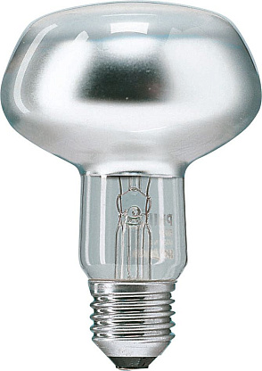 Изображение товара Лампа накаливания зеркальная 75Вт R80 Е27 230В Spotline frosted 871150006401178 PHILIPS
