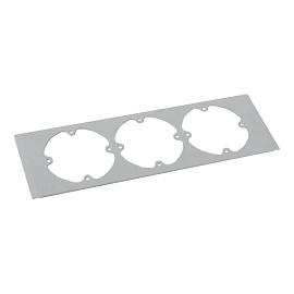 Рамка приборная тройная 8440-13 (HB) белая KOPOS