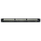 Патч-панель модульная 19", 1U, CAT6, 24 порта RJ45, экранированная RN6PPF24 DKC