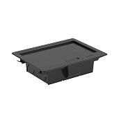 Лючок напольный 12 модулей In-liner Front черный RAL 9005 88012 DKC