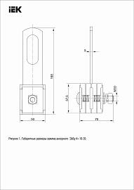Зажим анкерный ЗАБу 4х10-35 (HEL-5505, SO80, SO239) ИЭК (UZA-14-D10-D35)