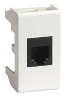 Розетка RJ45 компьютерная VIVA кат.5e экранированная белый 45048 DKC
