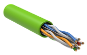 Витая пара U/UTP кат.6 4x2х0,57 (23AWG) LSLTx зеленый solid (305м) LC1-C604-122 ITK