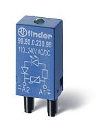 Модуль защиты RC-цепь 110...240В AC/DC 9980023009 / 99.80.0.230.09 Finder