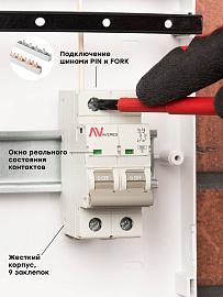Выключатель автоматический 50А 2П двухполюсный D 6kA AV-6 AVERES mcb6-2-50D-av EKF