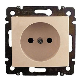 Розетка одноместная Valena 16А бежевый 695611 Legrand