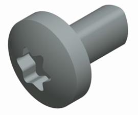 Винт самонарезающий TORX T30 (M6x12) NSYST30M6S SE