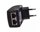 Инжектор PoE пopты: вx 1×RJ45 (10/100/1000 Base-T), выx 1×RJ45 (10/100/1000 Base-T, PoE, 48B) HN-804 HUNTER