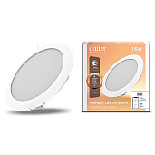 Светильник светодиодный встраиваемый ДВО 16Вт 2700K 1500Лм даунлайт Downlight DIM диммируемый Smart Home Gauss 2020122
