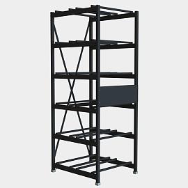 Стеллаж 6 полочный 2 ряда 800х935х2280 R6N2R809322AT Systeme Electric