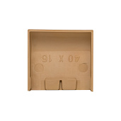 Заглушка (40х16) (4 шт) Plast под светлое дерево PROxima ecl-40-16x4 EKF