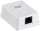 ITK Настенная инф. розетка RJ45 кат. 6 UTP 1-порт CS2-1C06U-12