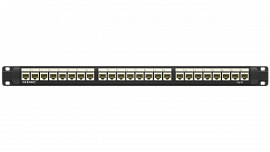 Патч-панель 19&quot;,1U,CAT6, 24 модуля RJ45, неэкранированная RN6PPU24 DKC