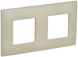 Рамка 2-местная SK-F01B бежевый SKANDY SK-M22-K10 IEK