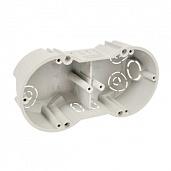 Коробка установочная двойная для твердых стен KP 64 / 2 (KA) 141х70х45 мм SILVER KP 64/2_KA KOPOS