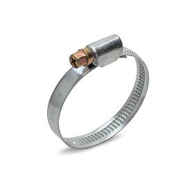 Хомут червячный оцинкованный 9мм/40-60мм PL-9/W1 Fortisflex 68987