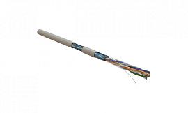 Кабель витая пара экранированная F/UTP кат.5e 4x2x0,51 (24 AWG) PVC Серая одножильная внутренняя FUTP4-C5E-S24-IN-PVC-GY-305 Hyperline