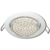 Светильник встраиваемый H4 220V GX53 белый 38х106 /FW5310ECB/ 10 pack ECOLA
