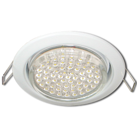 Светильник встраиваемый H4 220V GX53 белый 38х106 /FW5310ECB/ 10 pack ECOLA