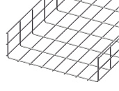 Лоток проволочный 150х100х3000 INOX (AISI 304) (3 м/уп) Промрукав