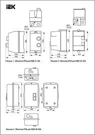 Оболочка для КМИ 9-18А IP54 KKM-1 IEK