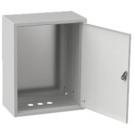 Щит металлический ЩМП-1-1 IP31 с монтажной панелью 395х310х150мм (ВхШхГ) GENERICA УХЛ3 RAL7035 YKM41-01-31-G IEK