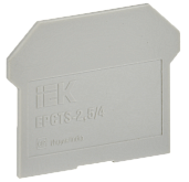 Заглушка для CTS 2,5/4мм2 серая IEK YCT10-00-K03-002-ZGL
