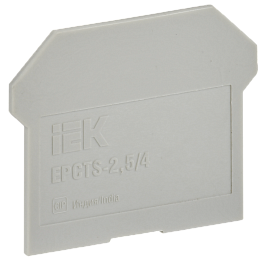 Заглушка для CTS 2,5/4мм2 серая IEK YCT10-00-K03-002-ZGL