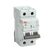 Выключатель автоматический 1А 2П двухполюсный D 10kA AV-10 AVERES mcb10-2-01D-av EKF