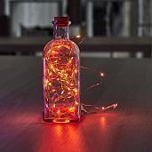Гирлянда Роса 5м 50Led янтарный свет на батарейках 2*АА (не в комплекте) медный провод 0,3м IP20 ULD-S0500 UL-00010898 Uniel