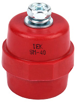 Изолятор шинный (силовой) SM 40 (SM40 A) с болтом Н40хD40xM8 (YIS11-40-12-B) IEK