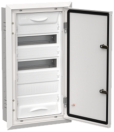 Корпус металлический ЩРв-36 (1х36) 630х365х130мм IP31 белый (одна дверь)  TI5-50-V-036-31 TITAN 5 IEK
