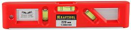 Уровень  "DIRECTOR LEVEL" с магнитом, 3 ампулы, 220мм KRAFTOOL "PRO" 1-34863-022