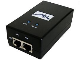 Блок питания инжектор 24VDC 1.0A, 24W, 2xGE RJ45 POE-24-24W-G Ubiquiti