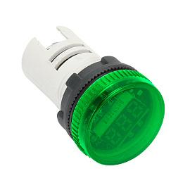 Индикатор значения напряжения зеленый ED16-22VD EKF