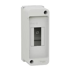 Бокс пластиковый Easy9 XS 1ряд/2модуля навесной без двери 70х55х140 IP40 EZ9EAA102 Schneider Electric