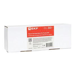 Колодка клеммная винтовая 10 UT серая scr-ut-10-g