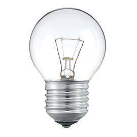 Лампа накаливания декоративная шар 40Вт Е27 прозрачная P-45 230В clear 871150001188650 PHILIPS