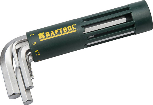 Изображение товара Набор имбусовых ключей HEX 2-10мм KRAFTOOL 27430-1