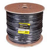 Кабель связи витая пара FTP 4PR 24AWG, CAT5e, наружный (OUTDOOR) + ТРОСх1 (бухта ) 01-0155 PROCONNECT