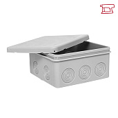 Коробка распределительная KMP-030-035 с крышкой (100х100х50) для прямого монтажа без мембр. вводов серая IP54 plc-kmr-030-034 EKF